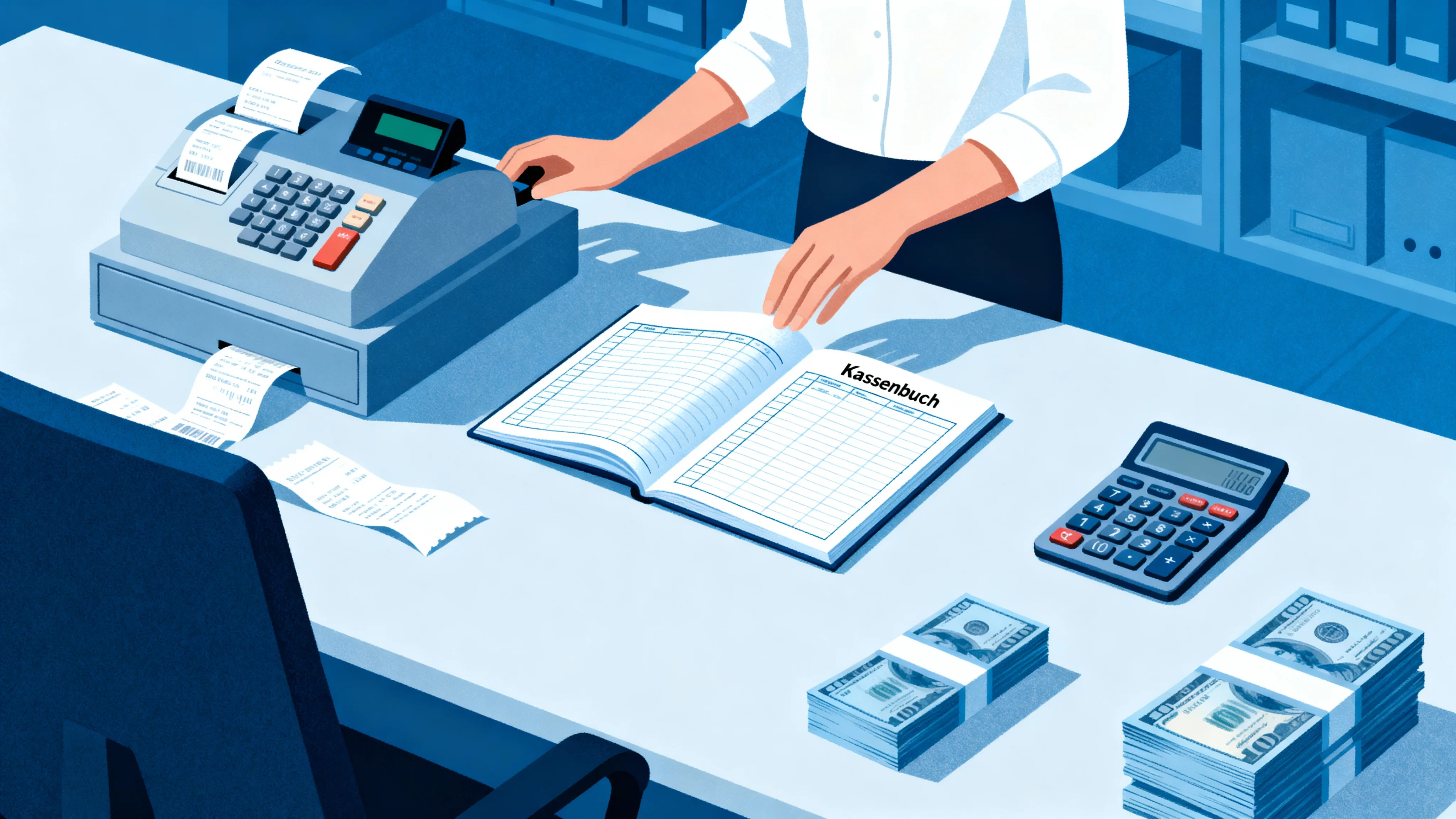 Kassenbuch führen für Kleinunternehmer